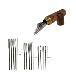 НАБОР ИГЛ В ДЕРЕВЯННОМ ФУТЛЯРЕ